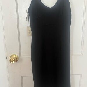 Babaton Black Sleeveless Dress